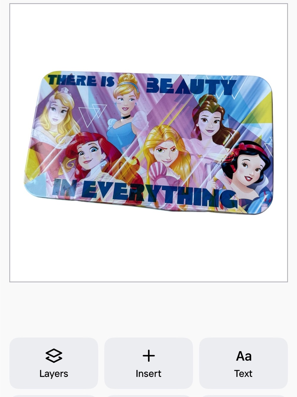 Disney Princess tin box